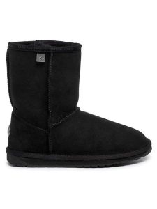 EMU Australia Śniegowce Platinum Stinger Slim Lo WP20002 Czarny. Czarne buty zimowe EMU Australia, ze skóry, bez obcasa, bez zapięcia. Za 889,99 zł.