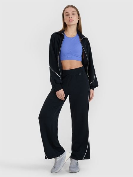 4F Spodnie dresowe z modalem damskie 4F x Anna Lewandowska - czarne L. Czarne spodnie dresowe 4f, l, bez wzorów, z dresówki. Za 149,99 zł.