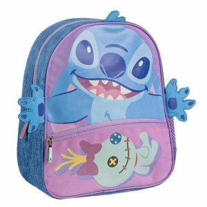 Plecak szkolny Stitch Fioletowy. Niebieskie plecaki Disney. Za 96,85 zł.