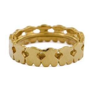 Pierścionek TOUS. Żółte pierścionki Tous, złote. Za 499,99 zł.