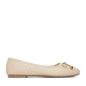 Baleriny JENNY. Brązowe balerinki Jenny, bez wzorów, bez obcasa, bez zapięcia. Za 69,99 zł.