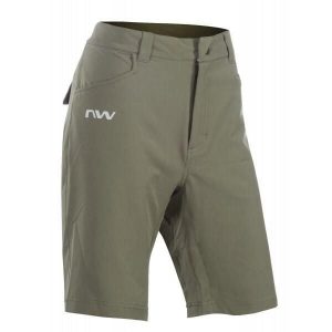 Damskie szorty typu baggy Northwave Escape. Zielone szorty Northwave, bez wzorów. Za 294,00 zł.