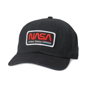Czapka z daszkiem American Needle NASA Hepcat - SMU702A-NASA. Czarne czapki American Needle, bez wzorów, sportowe. Za 89,00 zł.