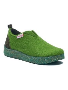 Comfortfusse Kapcie w kolorze zielonym rozmiar: 41. Zielone kapcie Comfortfüße, bez wzorów, z materiału. Za 227,31 zł.