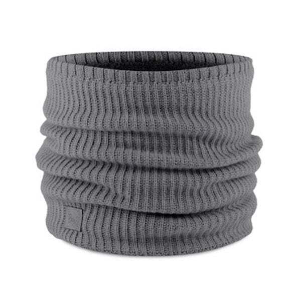 Komin dwuwarstwowy dzianina + polar Rutger. Szare szaliki Buff, bez wzorów, z dzianiny. Za 125,40 zł.