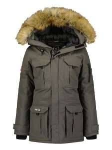 Canadian Peak Parka w kolorze ciemnoszarym rozmiar: XL. Szare płaszcze Canadian Peak, xl, bez wzorów, bez kaptura. Za 199,49 zł.