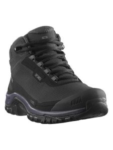 SALOMON Buty trekkingowe "Shelter" w kolorze czarnym rozmiar: 42. Czarne buty trekkingowe Salomon, z materiału, bez zapięcia. Za 479,76 zł.