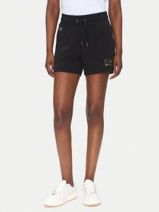 EA7 Emporio Armani Szorty sportowe 7W000269 AF12482 UC001 Czarny Regular Fit. Czarne spodenki sportowe EA7 Emporio Armani, xs, bez wzorów, z syntetyku. Za 119,00 zł.