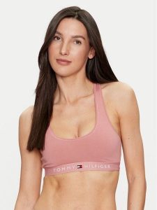 Tommy Hilfiger Biustonosz top UW0UW04143 Różowy. Czerwone topy TOMMY HILFIGER, xs, bez wzorów, z bawełny, bez kołnierzyka, bez ramiączek. Za 89,99 zł.