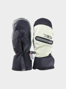 4F Rękawice snowboardowe Thinsulate membrana 10000 damskie - zielone M. Brązowe rękawiczki 4f, na zimę, bez wzorów, z dzianiny. W wyprzedaży za 139,99 zł.