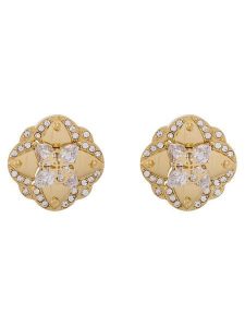 Guess Kolczyki JUBE05 504JW Złoty. Żółte kolczyki Guess, metalowe. Za 209,99 zł.