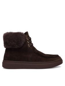 BOSS Śniegowce Kieran 50573864 Brązowy ciemny. Brązowe buty zimowe Boss, ze skóry, bez obcasa, bez zapięcia. Za 999,99 zł.