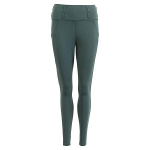 Damskie legginsy jeździeckie z pełną przyczepnością BR Equitation CLX. Niebieskie legginsy BR, bez wzorów, z elastanu. Za 383,00 zł.