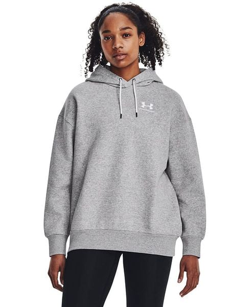 Under Armour Bluza "Icon" w kolorze jasnoszarym rozmiar: L. Szare bluzy Under Armour, l, bez wzorów, z kapturem. Za 192,45 zł.