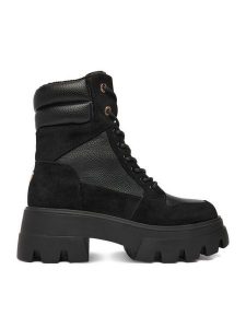 MEXX Trapery CEO-HY69265-1 Czarny. Czarne buty zimowe Mexx, ze skóry, bez obcasa, bez zapięcia. Za 299,99 zł.