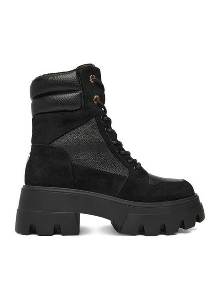 MEXX Trapery CEO-HY69265-1 Czarny. Czarne buty zimowe Mexx, ze skóry, bez obcasa, bez zapięcia. Za 299,99 zł.