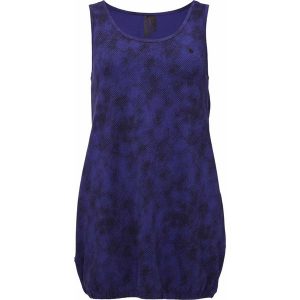 Glemo Abhana damski top z bawełny — granat, luźny krój. Niebieskie topy LOOP, bez wzorów, z bawełny, bez kołnierzyka, bez ramiączek. Za 151,99 zł.