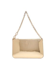 Tommy Hilfiger Torebka Th Icon Chain Shoulder Pouch Met AW0AW18219 Złoty. Żółte torebki klasyczne TOMMY HILFIGER, bez wzorów, ze skóry, bez dodatków. Za 309,99 zł.