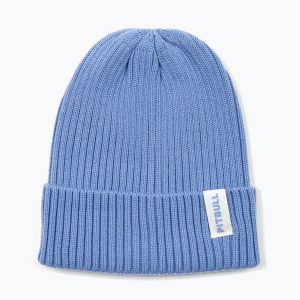 Czapka zimowa Pitbull Beanie Pitbull Acacia. Niebieskie czapki PITBULL, bez wzorów, z dzianiny, sportowe. Za 62,99 zł.
