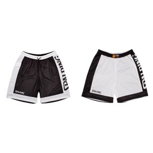 Spodenki koszykarskie Spalding Reversible Dwustronne. Białe szorty SPALDING, bez wzorów, sportowe. Za 139,99 zł.