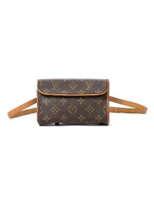 Louis Vuitton Saszetka "Florentine" w kolorze brązowym - 16 x 10 x 4 cm rozmiar: onesize. Brązowe nerki i saszetki Louis Vuitton, bez wzorów, z materiału. Za 3 088,99 zł.