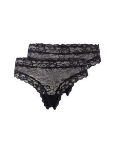 SKINY Stringi w zestawie 2 sztuk Kobiety czarny, 38. Czarne stringi Skiny, bez wzorów. Za 129,95 zł.