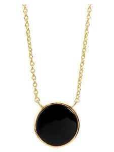 OR Carats Złoty naszyjnik z onyksem - dł. 40 cm rozmiar: onesize. Czarne naszyjniki OR Carats, z onyksem, złote. Za 978,99 zł.
