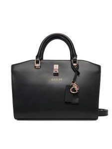 Guess Torebka HWVG96 55060 Czarny. Czarne torebki klasyczne Guess, z aplikacjami, ze skóry, bez dodatków. Za 539,99 zł.