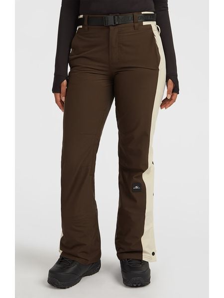 O'Neill Spodnie narciarskie w kolorze brązowym rozmiar: XL. Brązowe spodnie dresowe O'Neill, m, bez wzorów, z tkaniny, narciarskie. Za 483,17 zł.