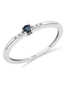 Revoni Złoty pierścionek z diamentami rozmiar: 58. Niebieskie pierścionki Revoni, z diamentem, złote. Za 1 087,99 zł.