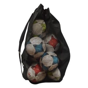 Torba na 12 do 15 piłek Sporti. Czarne torby podróżne i sportowe SPORTIFRANCE, bez wzorów, z nylonu, na ramię. Za 121,50 zł.