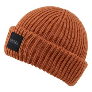 Unisex czapka beanie Connora Fisherman. Brązowe czapki Regatta, bez wzorów. Za 138,50 zł.