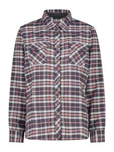 CMP Koszula funkcyjna w kolorze szaro-czerwonym rozmiar: 42. Czerwone koszule CMP, bez wzorów, bez kołnierzyka, bez ramiączek. Za 126,45 zł.