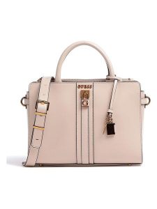 Guess Torebka w kolorze jasnoróżowym - 18 x 11 x 5 cm rozmiar: onesize. Różowe torebki klasyczne Guess, z aplikacjami, z materiału, przez ramię, bez dodatków. Za 368,96 zł.