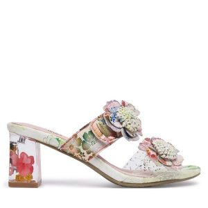 Klapki Laura Vita. Czerwone klapki LAURA VITA, bez wzorów, bez obcasa. Za 399,99 zł.