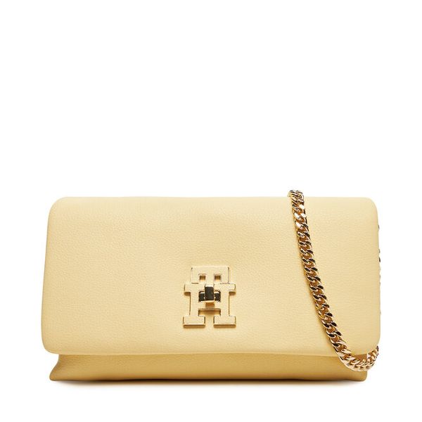 Torebka Tommy Hilfiger. Żółte torebki klasyczne TOMMY HILFIGER, bez wzorów, bez dodatków. Za 279,99 zł.