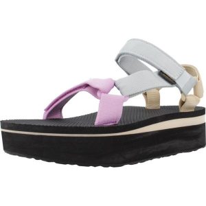Sandały Teva Model W Flatform Univers Kolor Wielokolorowy. Sandały Teva, bez wzorów, z gumy, bez obcasa, bez zapięcia. Za 335,00 zł.