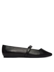 KARL LAGERFELD Baleriny Konnie KL40196 Czarny. Czarne balerinki KARL LAGERFELD, bez wzorów, ze skóry, bez obcasa, bez zapięcia. Za 487,99 zł.