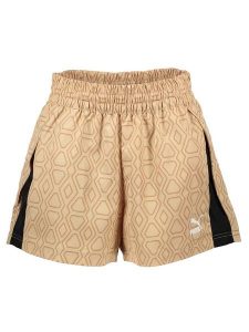 Puma Szorty "T7 Trend 7etter" w kolorze beżowo-złotym rozmiar: M. Brązowe szorty Puma, bez wzorów. Za 166,88 zł.