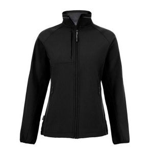 Kurtka Damska Expert Basecamp Soft Shell. Czarne kurtki Craghoppers, bez wzorów, z softshellu, bez kaptura. Za 239,99 zł.