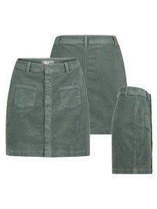 Eight2Nine Spódnica sztruksowa w kolorze miętowym rozmiar: XL. Zielone spódnice Eight2Nine, xl, bez wzorów, ze sztruksu, mini. Za 97,05 zł.