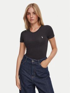 Polo Ralph Lauren Body 4P0785 Czarny Slim Fit. Czarne body i gorsety Polo Ralph Lauren, bez wzorów, z bawełny. Za 469,99 zł.