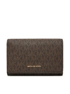 MICHAEL Michael Kors Portfel 32T5GJ6D9B Brązowy. Brązowe portfele MICHAEL Michael Kors, bez wzorów, ze skóry. Za 479,99 zł.