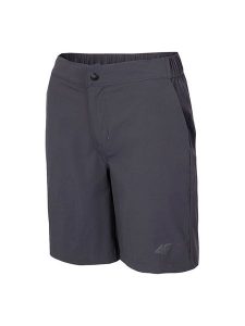 4F Szorty funkcyjne w kolorze ciemnoszarym rozmiar: XS. Czarne spodenki sportowe 4f, xs, bez wzorów, z materiału, outdoorowe. Za 77,45 zł.