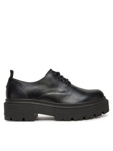 G-Star Raw Półbuty WB-ADELA-05 Czarny. Czarne półbuty G-Star Raw, bez wzorów, ze skóry, bez obcasa, na płaskiej podeszwie, bez zapięcia. Za 299,99 zł.