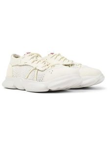 Camper Sneakersy w kolorze białym rozmiar: 40. Białe trampki Camper, bez wzorów, z materiału, bez zapięcia. Za 297,26 zł.