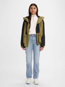 Levi's Dżinsy "501" - Comfort fit - w kolorze błękitnym rozmiar: W27/L32. Niebieskie jeansy Levi's®, z aplikacjami, z podwyższonym stanem. Za 251,74 zł.