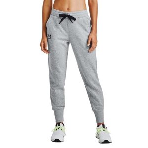 Spodnie Do Biegania Rival Fleece Dla Kobiet. Szare spodnie dresowe Under Armour, bez wzorów. Za 343,99 zł.