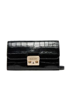 MICHAEL Michael Kors Torebka 32F4G2RC9E Czarny. Czarne listonoszki MICHAEL Michael Kors, bez wzorów, ze skóry, bez dodatków. Za 619,99 zł.