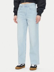 Vans Jeansy Sirelle VN000MB5TTJ1 Niebieski Loose Fit. Niebieskie jeansy Vans, bez wzorów, z bawełny. Za 219,99 zł.